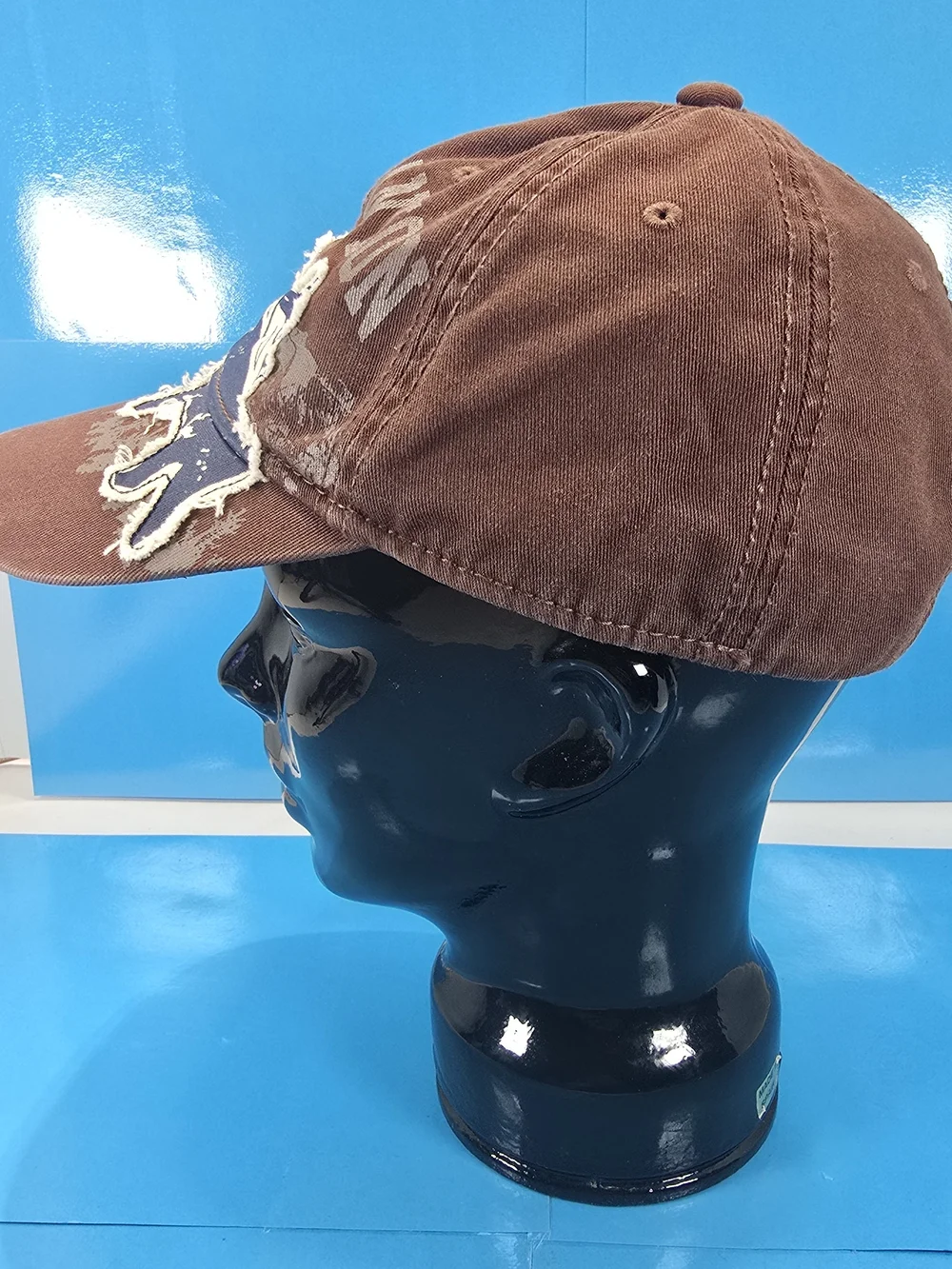 G54 Grand Canyon Elk Brown Distressed Strapback Hat